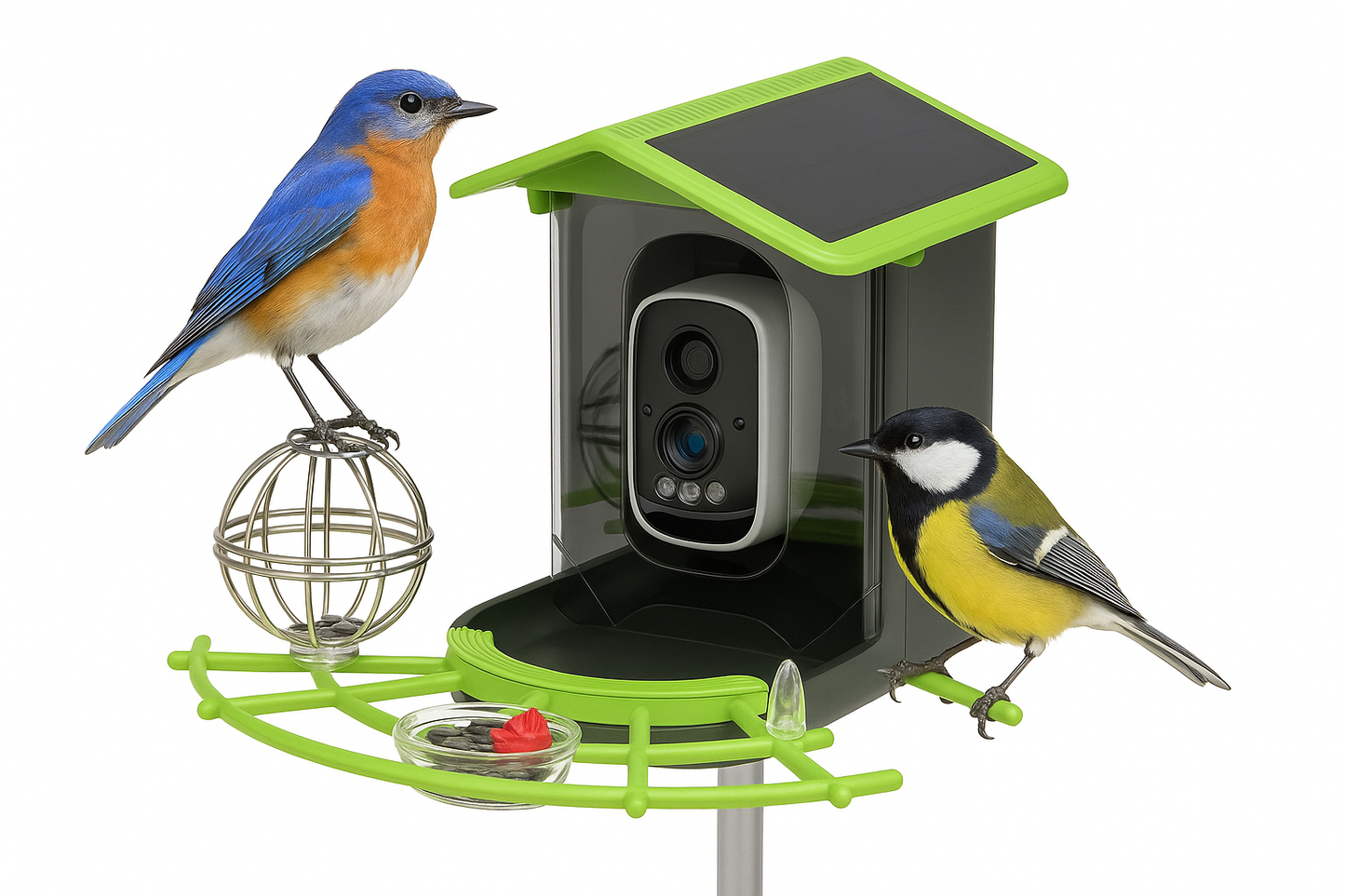 NaturaScope VisionAir™ – Mangeoire connectée HD avec caméra et reconnaissance intelligente des oiseaux