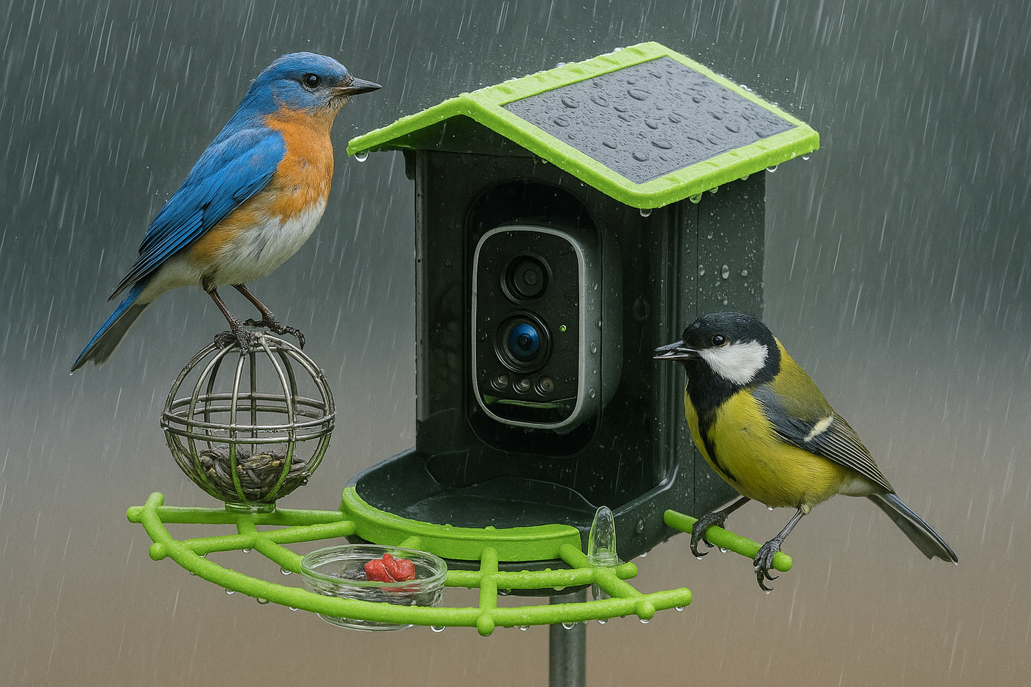 NaturaScope VisionAir™ – Mangeoire connectée HD avec caméra et reconnaissance intelligente des oiseaux